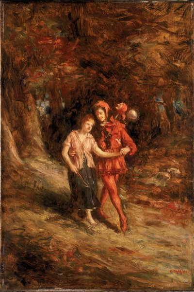 Touchstone e Audrey, 1890 de Charles Martin Hardie