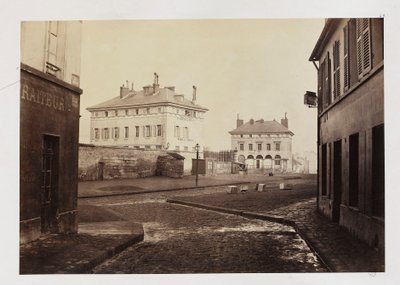 Barrière dItalie, da rue Gerard, Paris, 1858-78 de Charles Marville