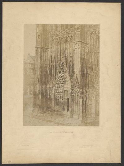 Catedral de Estrasburgo. Grande Portal. de Charles Marville
