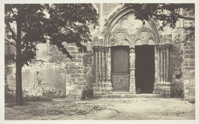 Igreja de Villeneuve le Comte, Seine-et-Marne (Igreja de Villeneuve le Comte, Seine-et-Marne) de Charles Marville