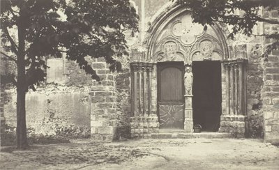 Igreja de Villeneuve le Comte, Seine-et-Marne Igreja de Villeneuve le Comte, Seine-et-Marne, 1862. de Charles Marville