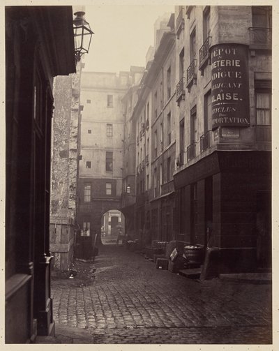 «Rue au Lard», Paris de Charles Marville