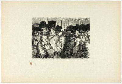 Boulevard du Temple à meia-noite, de Tirage Unique de Trente-Six Bois de Charles Maurand