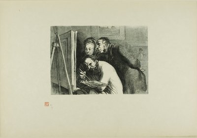O pintor e o burguês de Charles Maurand