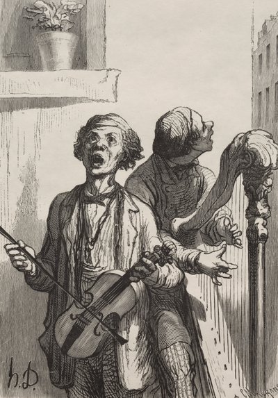 Cantores de rua de Charles Maurand