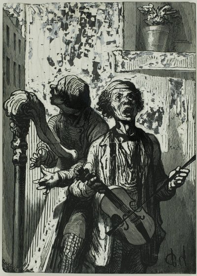 Os cantores de rua de Charles Maurand
