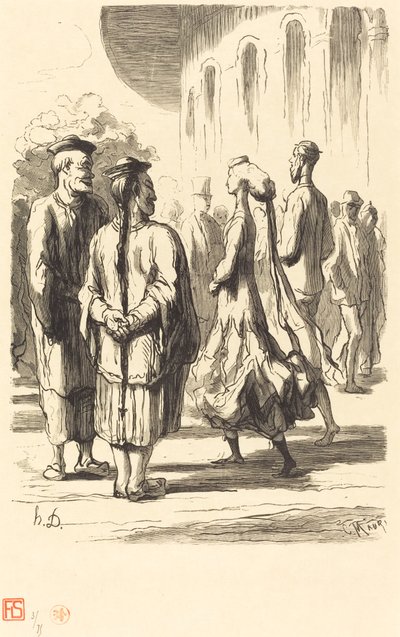 World Expo: Quais são os mais chineses? de Charles Maurand after Honoré Daumier