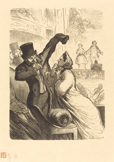 O Versículo Final de Charles Maurand after Honoré Daumier