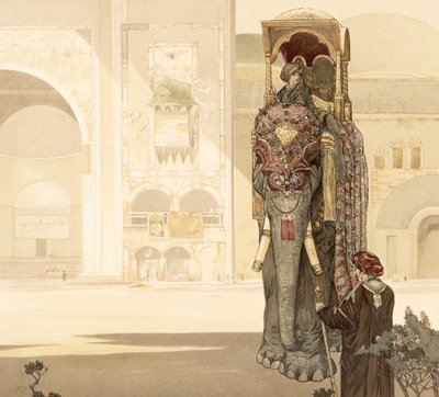Elefante Cerimonial, de &39;The Jungle Book&39;, de Rudyard Kipling, 1903 de Charles Maurice Detmold