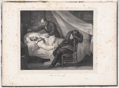 Morte de Gericault de Charles Maurin