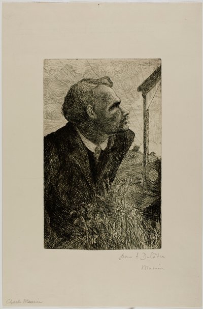 Retrato de François Claudius Ravachol de Charles Maurin