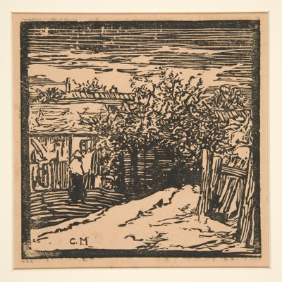 Pátio Rural de Charles Maurin