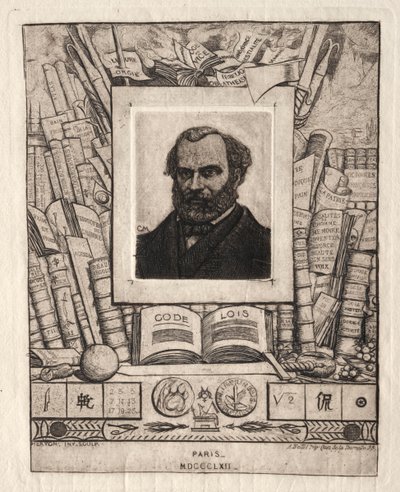 Armand Gueraud de Nantes, impressor e homem de letras de Charles Meryon