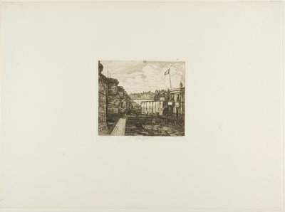 Estabelecimento de Banho Frio de Chevrier, Paris de Charles Meryon