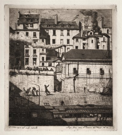 Água-forte de Paris: O Mortuário de Charles Meryon