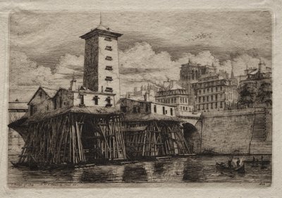 Gravuras de Paris: A bomba de Notre Dame de Charles Meryon