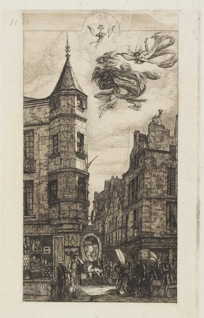 Casa com uma torre, n.º 22 de Charles Meryon