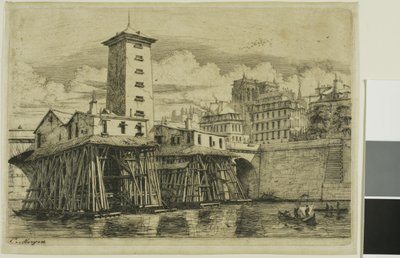 Bomba de Notre-Dame, Paris de Charles Meryon