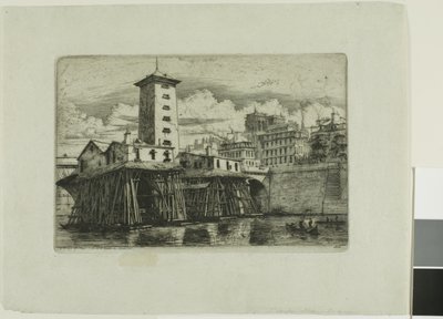 Bomba de Notre-Dame, Paris de Charles Meryon