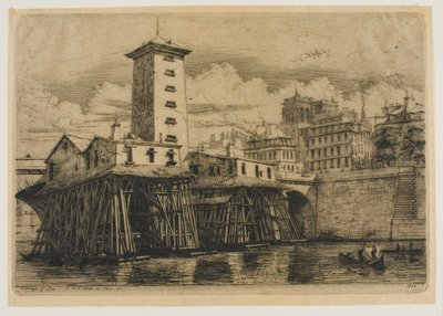 Bomba de Notre-Dame, Paris de Charles Meryon