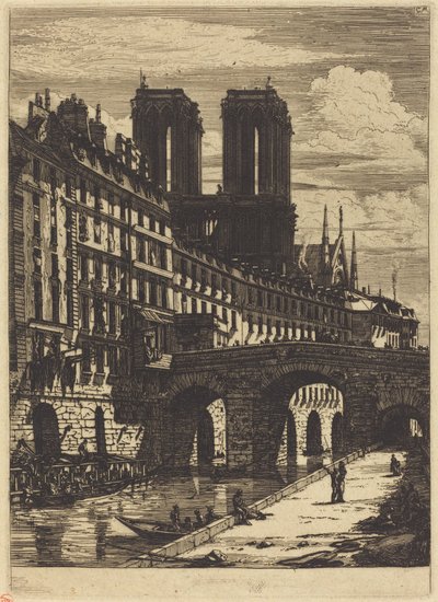A Pequena Ponte, Paris de Charles Meryon