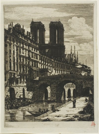 A Pequena Ponte, Paris de Charles Meryon