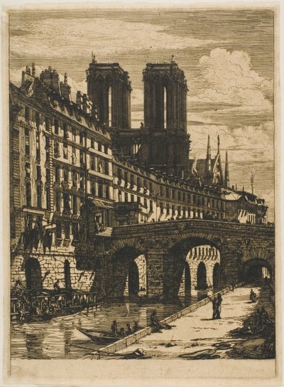 A Pequena Ponte, Paris de Charles Meryon