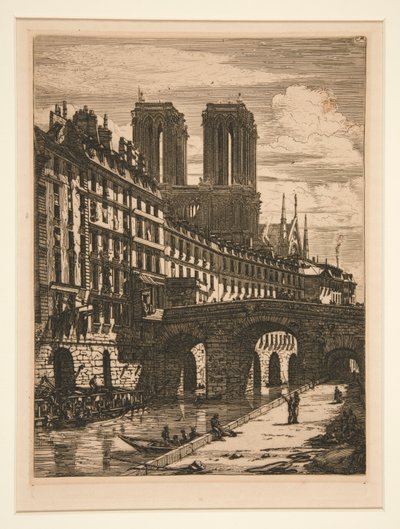 A Pequena Ponte, Paris de Charles Meryon