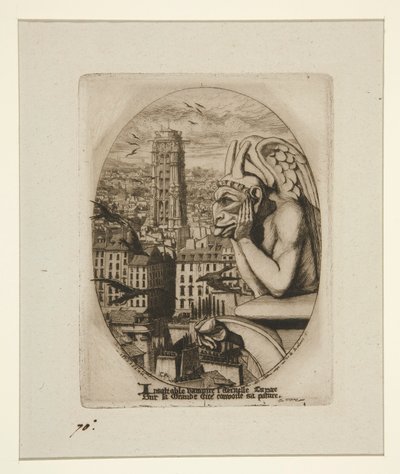 Le Stryge (O Vampiro) de Charles Meryon