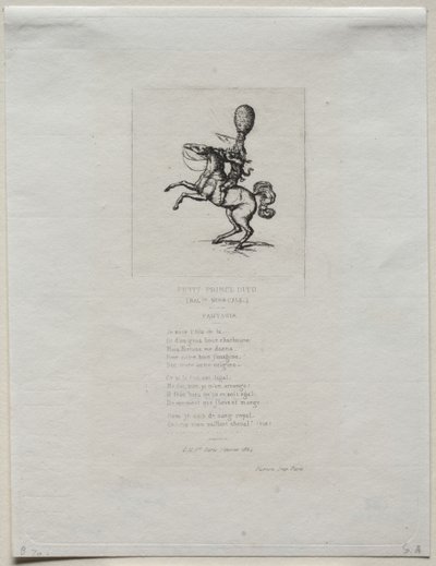 Pequeno príncipe aqui, 1864. de Charles Meryon