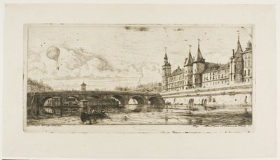 Pont au Change, Paris de Charles Meryon