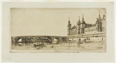 Pont au Change, Paris de Charles Meryon