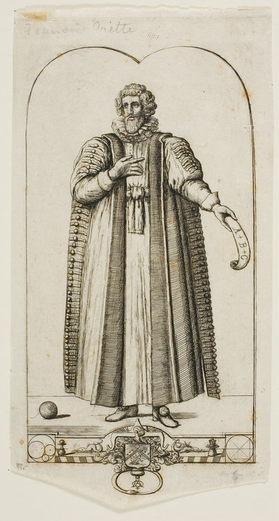 Retrato de François Viéte de Charles Meryon