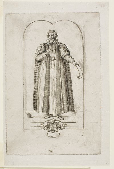 Retrato de François Viéte de Charles Meryon