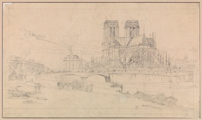 A abside de Notre-Dame, Paris de Charles Meryon