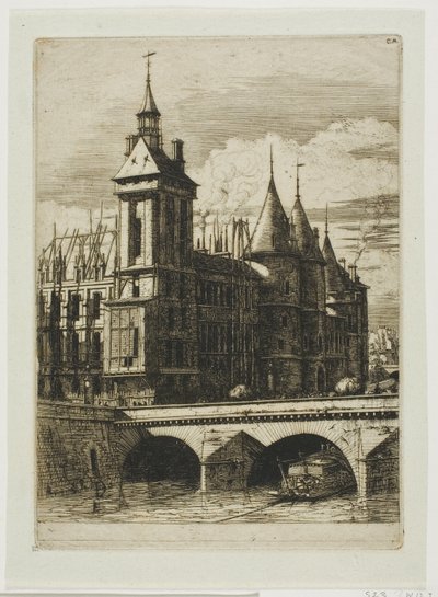 A Torre do Relógio, Paris de Charles Meryon