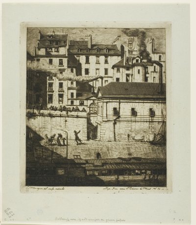 O necrotério, Paris de Charles Meryon