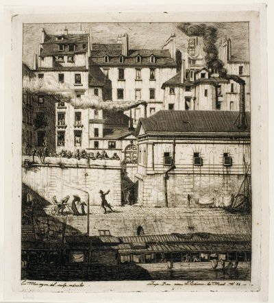 O necrotério, Paris de Charles Meryon