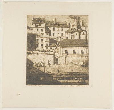 O necrotério, Paris de Charles Meryon