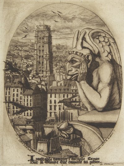 O Vampiro, 1853. de Charles Meryon