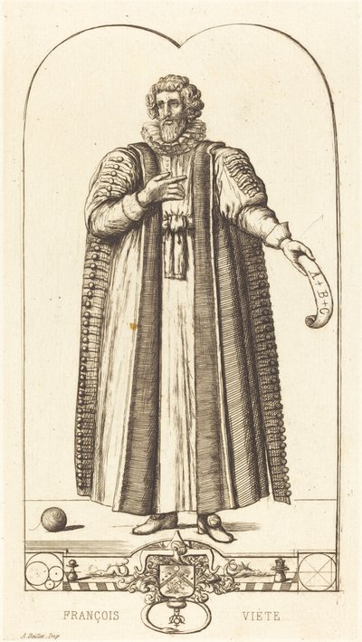 François Viéte de Charles Meryon after Jean Rabel