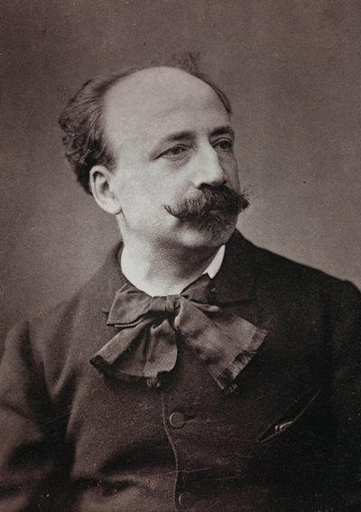 Álbum Artístico e Biográfico, 5º ano, salão 1885; retrato do pintor francês Louis Deschamps (1846-1902) de Charles Michelez
