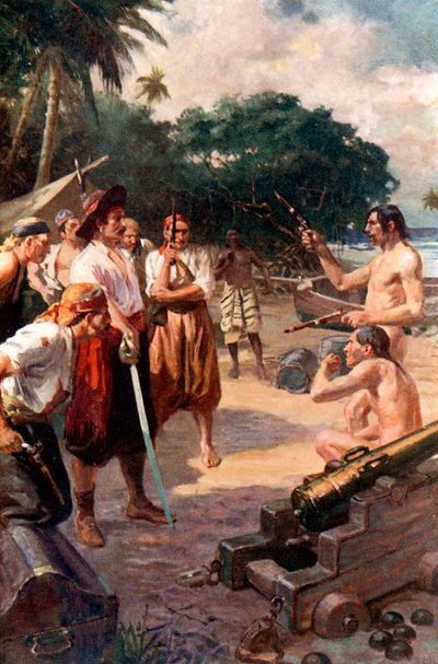 Cockburn e o napolitano entre os piratas de Charles Mills Sheldon