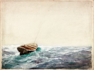 Bote (bodycolour) de Charles Napier Hemy