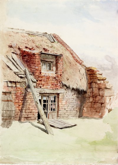 Casa dos Pescadores (bodycolour) de Charles Napier Hemy