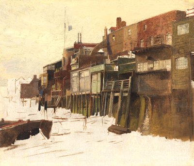 Esboço para &39;London River&39;, c.1875 de Charles Napier Hemy