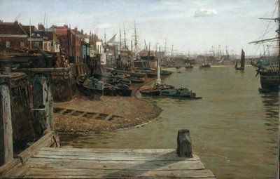 O Tamisa em Limehouse de Charles Napier Hemy