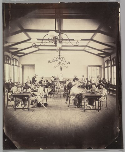Asilo Imperial de Vincennes, sala de jogos de Charles Nègre