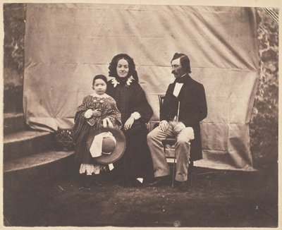 Grupo familiar de Charles Nègre