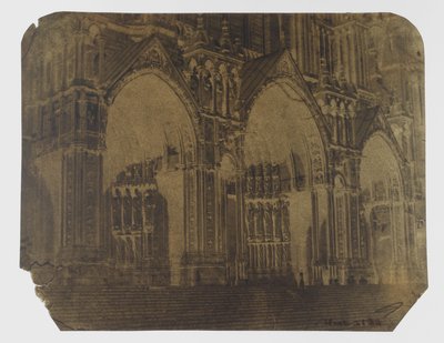 Pórtico no lado sul da catedral de Chartres de Charles Nègre